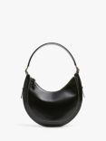 Flattered Lunar Leather Mini Shoulder Bag, Black