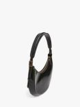 Flattered Lunar Leather Mini Shoulder Bag, Black