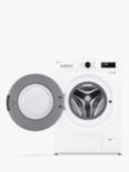 LG F4X1009NWK Freestanding Washing Machine, 9kg Load, 1400rpm Spin, White