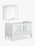 Boori Alice 2 Piece Room Set (Alice Cot Bed & 3 Drawer Chest & Changing Tray), White