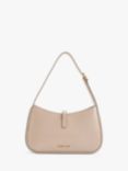 CHARLES & KEITH Cesia Faux Leather Shoulder Bag, Black, Taupe