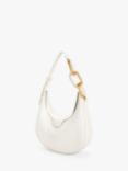 CHARLES & KEITH Kora Moon Faux Leather Shoulder Bag, White