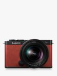 Panasonic Lumix DC-S9 Compact System Camera with 20-60mm Lens, 6K/4K Ultra HD, 24.2MP, Wi-Fi, Bluetooth, 3” Vari-Angle Touch Screen, Red