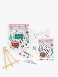 Galison Michael Storrings Snow Day Paint by Numbers Kit