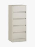 Little Acorns Furniture Tall Boy 5 Drawer Chest