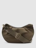 Reiss Frances Crossbody Bag, Olive