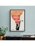 John Lewis Dalston 606 'Charlie Parker' Saxophone Music Framed Print, 62 x 42cm, Multi