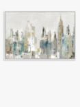 John Lewis A Lera 'Golden Winter City' Framed Canvas Print, 64 x 94cm, Multi