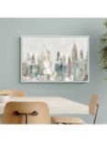 John Lewis A Lera 'Golden Winter City' Framed Canvas Print, 64 x 94cm, Multi