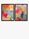 John Lewis Natasha Barnes 'Spring Sunshine' Embellished Framed Print, Set of 2, 84.5 x 64.5cm, Multi