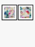 John Lewis Natasha Barnes 'Tunbridge' Embellished Framed Print, Set of 2, 61.5 x 61.5cm, Multi