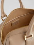 L.K.Bennett Fleurette Leather Shoulder Bag, Taupe