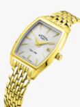 Rotary Women's Ultra Slim Sunray Dial Bracelet Strap Watch, Gold/Silver