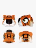 SkateHut Crazy Safety Helmet Tiger Bike Helmet, Orange