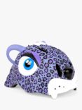 SkateHut Crazy Safety Helmet Leopard Bike Helmet, Purple