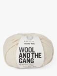 Wool And The Gang The One Wool Chunky Knitting Yarn, 100g, Chalk White