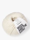 Wool And The Gang The One Wool Chunky Knitting Yarn, 100g, Chalk White