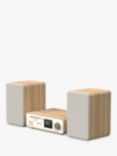 Pure Classic Stereo DAB+/FM/Internet Radio Bluetooth Wi-Fi Wireless All-In-One Music System with Remote Control, Oak