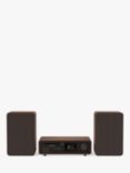 Pure Classic Stereo DAB+/FM/Internet Radio Bluetooth Wi-Fi Wireless All-In-One Music System with Remote Control, Walnut