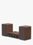 Pure Classic Stereo DAB+/FM/Internet Radio Bluetooth Wi-Fi Wireless All-In-One Music System with Remote Control, Walnut