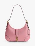 Coach Hamptons Leather Hobo Bag, True Pink