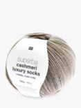 Rico Design Superba Cashmeri 4 Ply Luxury Sock Yarn, 100g, Light Grey