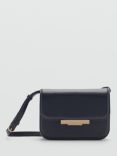 Mango Amber Faux Leather Crossbody Bag with Flap