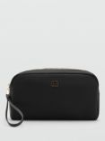 Mango Nil Toiletries Bag, Black