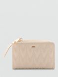 Mango Queens Stitch Detail Purse, Natural White