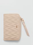 Mango Queens Stitch Detail Purse, Natural White