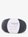 MODE at Rowan Alpaca Wool Knitting Yarn, 50g, Carbon