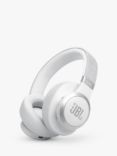 JBL Live 770NC Adaptive Noise Cancelling Wireless Bluetooth Over-Ear Headphones with Mic/Remote, White