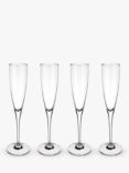 Villeroy & Boch Maxima Champagne Glass Flute, Set of 4, 120ml, Clear