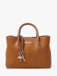 Aspinal of London Midi London Nubuck Tote Bag, Tan