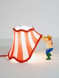 Seletti Circus AbatJour Super Jimmy Table Lamp, Red/Multi