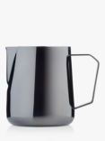 Barista & Co Stainless Steel Pro Milk Pitcher, 400ml, Black