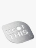 Barista & Co Stainless Steel 'U Got This' Coffee Stencil