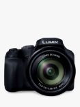 Panasonic Lumix DC-FZ82D Bridge Camera, 4K UHD, 18.1MP, 60x Optical Zoom, OLED Live Viewfinder, 3” LCD Touch Screen, Black