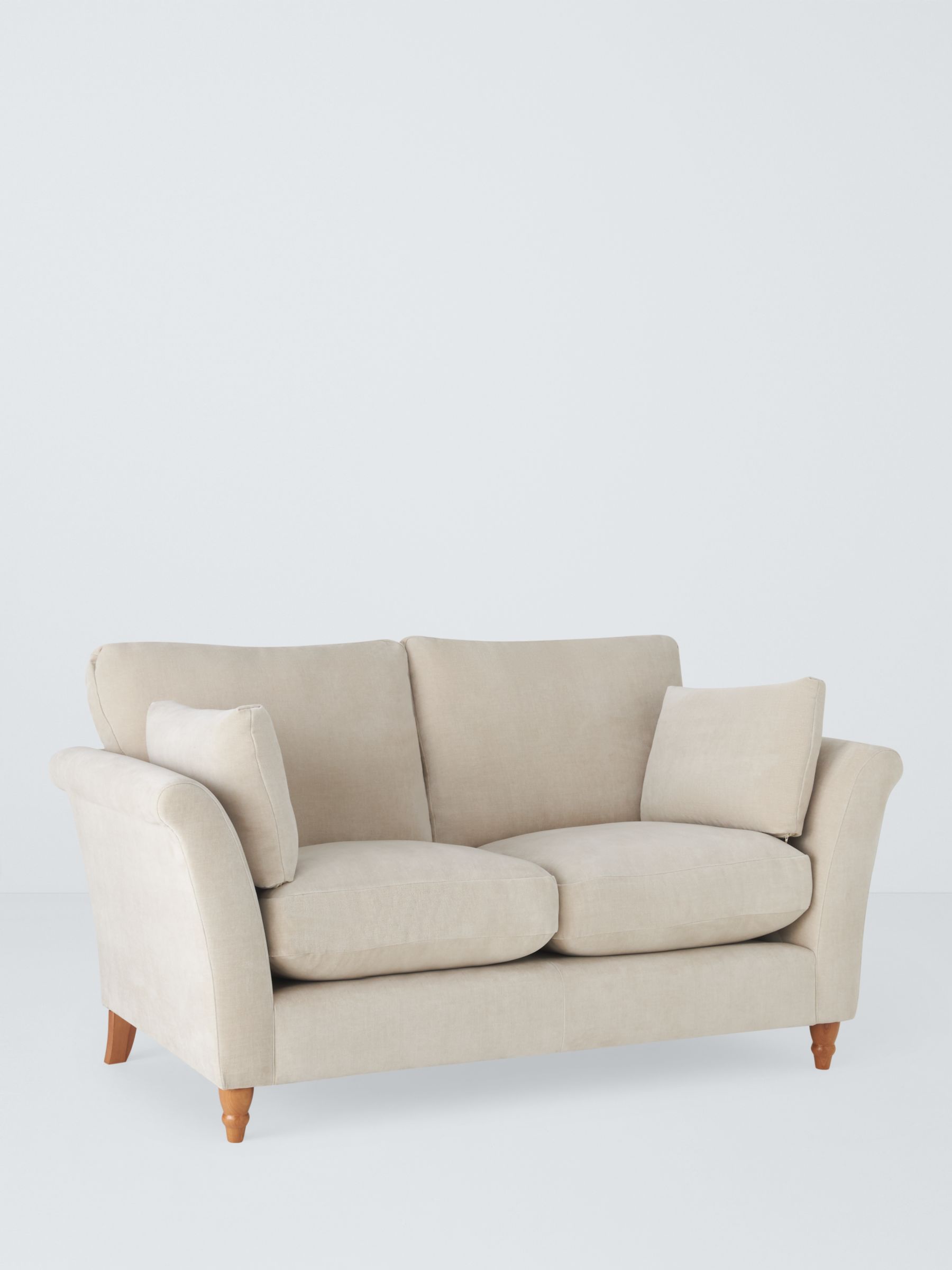 Sienna Range, John Lewis Sienna Medium 2 Seater Sofa, Light Leg, Soft Chenille Natural