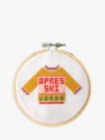 Cotton Clara Apres Ski Mini Cross Stitch Hoop Kit