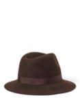 Polo Ralph Lauren Classic Wool Fedora Hat, Circuit Brown