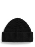 Polo Ralph Lauren Lux Rib Beanie Hat, Black/Charcoal