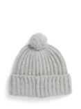 Polo Ralph Lauren Bear Wool Blend Bobble Hat, Andover Heather