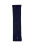 Polo Ralph Lauren Bear Wool Blend Scarf, Hunter Navy