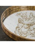 One.World Waltham Round Mirrored Butterfly Tray