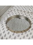 One.World Waltham Round Mirrored Tray, Silver