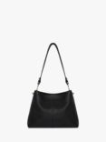 Strathberry Lana Leather Hobo Bag, Black