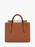 Strathberry Nano Leather Mini Tote Bag, Chestnut