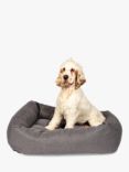 Danish Design Anti Bac Small Snuggler Dog Bed, Grey