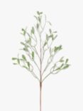 Floralsilk Artificial Frosted Mistletoe Spray, 60cm